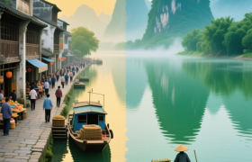 沙坪镇：江边小镇，藏了个“小阳朔”
