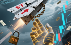 一只“ST战斗机”的魔幻上涨