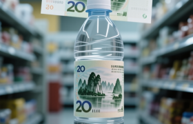 矿泉水包装“撞脸”20元人民币：是创意还是擦边球？