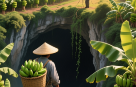 双桥“穿梭门”：芭蕉林的尽头，是“时空隧道”入口