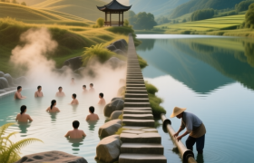 合山：一半“火焰山”，一半“翡翠湖”