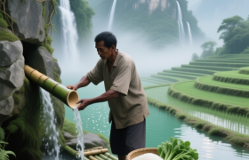 拉沟：柳州“溶洞版江南”，瀑布种在稻田里