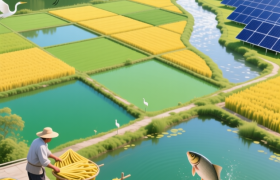 洪梅镇：咸淡水“画”出的调色盘，一半鱼塘一半花