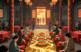 三水“饮灯酒”：端杯前先“标灯”，盏盏都是头等舱