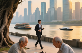 滨江“一江两岸”：老广的“慢生活”与CBD的“快节奏”隔江对望