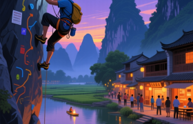 阳朔：地球的“山水盲盒”，被老外和渔火“拆”出圈的千年顶流