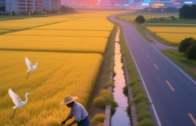丰城街道：韶关“城中田埂”，CBD隔壁种水稻！