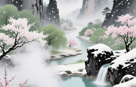 梅坑镇：韶关“梅花谷”，冬天开暖气，春天盖雪被！