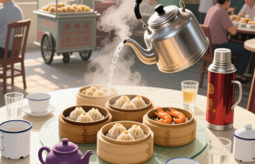 梧州人喝早茶，自带“家私”去霸位？