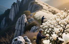 双窖：左手“石头山”，右手“玉兰花”