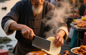 隆都“咸甜二象性”：左手狮头鹅，右手糖葱薄饼？