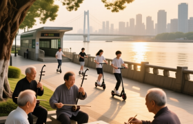 福建园：南宁的“极速老年社区”，公园里开着卡丁车
