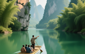 杨堤盲盒：漓江把“青绿山水”和“水墨狂草”混一起了