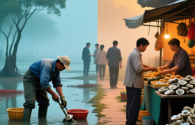 北惯，一个被“赶海”和“赶集”双向拿捏的广东小镇