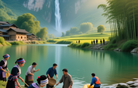 九屋盲盒：打开是“小漓江”，合上是“瀑布森林”