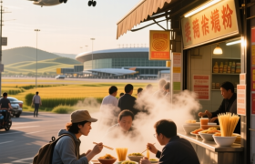 吴圩：南宁的“天空玄关”，落地先嗦一碗机场粉