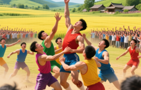 清新“抢花炮”：没有裁判的橄榄球，奖杯是尊“神”！