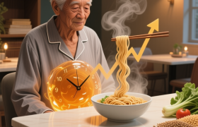 晚餐一碗面，血糖腰围悄悄变？中老年晚餐的“碳水陷阱”