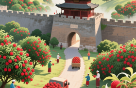 镇隆：古城墙下，万亩荔枝“红透”天