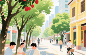 灵山“荔乡客厅”：没有一条街，闻不到荔枝香