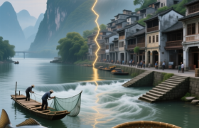 岑城：桂江边的“山城水都”折叠书