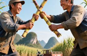 隆安人的“蕉”傲，砍完就“斗”？