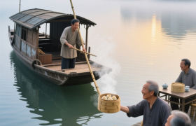 浈江“水上茶市”，一盅两件江上叹