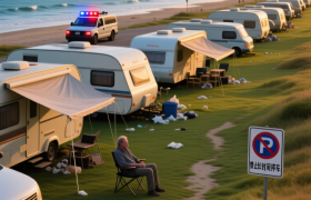 北海驱离露营车：“穷游天堂”的秩序保卫战？
