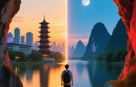 桂林东江：穿山“拱门”外，是另一个次元！