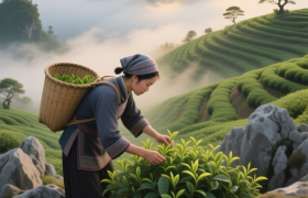 上莞镇：藏在山顶的“仙茶梯田”，云海泡茶绝绝子