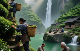潮汕“大溪谷”！悬崖种茶，瀑布冲“咖啡”