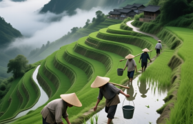 岭脚镇：在“两广屋脊”上，爬坡种田是种什么体验？