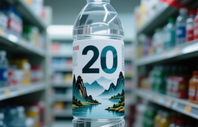 广西这款“20元”矿泉水，是致敬还是打擦边球？