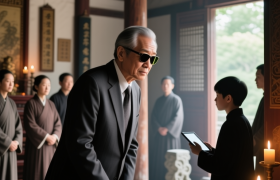 吕良伟墨镜祭祖，错在“不讲究”？