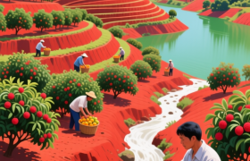 白花不“白”！广东这个镇，是“调色盘”打翻了