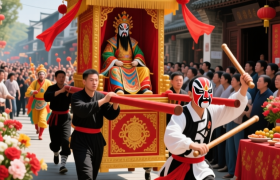 湘桥“劳热”：老爷坐宝马巡游，游神也玩赛博朋克？