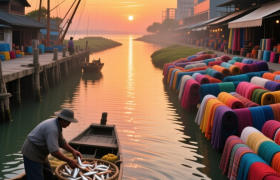 东里“双面绣”：左手点海鲜，右手剪布料？