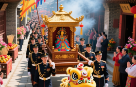 江城“年例”大过天：超级英雄不用飞，坐轿子巡游！