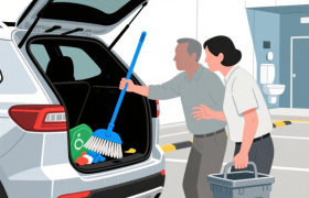 开车偷走公厕扫把：这波“顺手牵羊”，丢的是谁的脸？