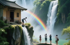 “水帘洞”老家在云浮？飞瀑下藏着个“空调镇”