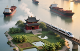 长洲镇：西江上的“不系之舟”与“生根之桥”