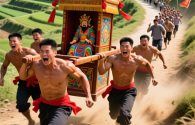 浦北奇闻：抬神轿？不，是“赛”神轿！