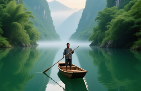 曲樟“水上石林”：当山水“互锁”成盆景