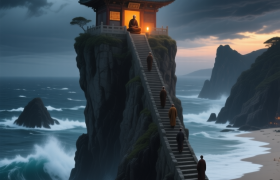 潮汕“海角结界”！仙庵镇，寺庙建在海蚀柱上