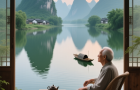 凤山镇：柳州“盆景博物馆”，江作画框，山是展品