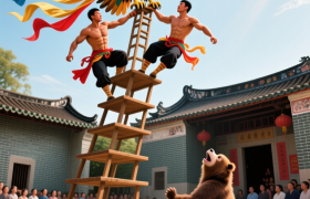 廉江狠招：过年舞狮？我们“舞鹰雄”！