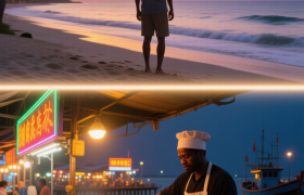 银滩镇：北海的“白月光”与“深夜食堂”