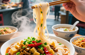 在桂林，嗦米粉是一门“江湖绝学”