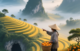 那隆镇：喀斯特“千层酥”，藏着条砂糖橘“金腰带”
