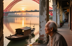 蒲庙“桥头堡”：邕江古渡口，今朝“钢铁彩虹”入画来
